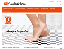 Tablet Screenshot of masterheat.com